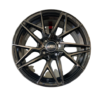 Size 15/4/100 Black Silver Rims For Filder, Axio, Probox, Nissan Note, Mazda Demio & Nissan Advan