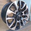 Size 17 Black Silver Offset Rims
