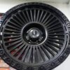 Size 20 Black Offset Rims for Prado 150, Toyota Fortune, Toyota Hilux, Isuzu D-max (4pcs)