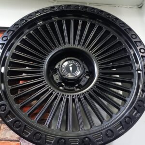 Size 20 Black Offset Rims for Prado 150, Toyota Fortune, Toyota Hilux, Isuzu D-max (4pcs)