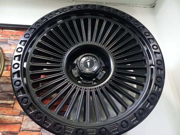 Size 20 Black Offset Rims for Prado 150, Toyota Fortune, Toyota Hilux, Isuzu D-max (4pcs)