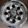 Size 14 Black Silver Matau Offset Rims(4pcs)