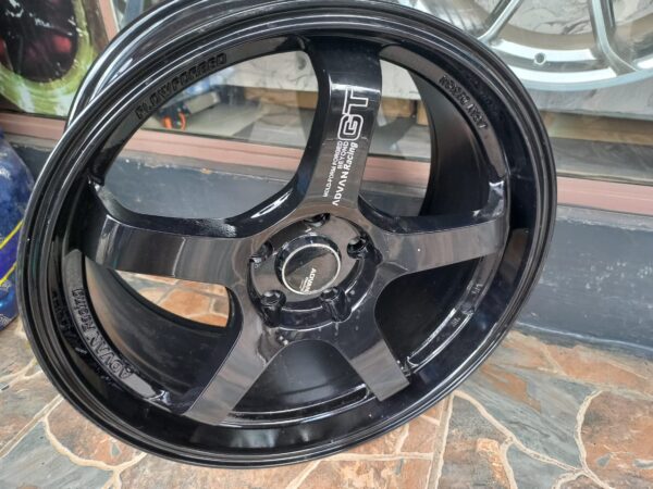 Size 17 Black Offset Rims