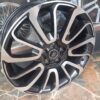 Size 22 Black Silver Offset Rims for Range Rover (4pcs)