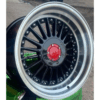 Size 17 Black Silver Offset Rims for MarkX, Skyline, HondaCRV, Subaru, Premio, Crown, RA4, Vanguard, HondaVezel (4pcs)