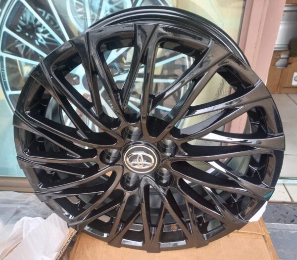 Size 17 Black Offset Rims
