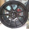 Size 14 Black Silver Offset Rims for Probox, NZE, Demio, Nissan Note (4pcs)