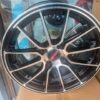 Size 15 Black Silver Offset Rims